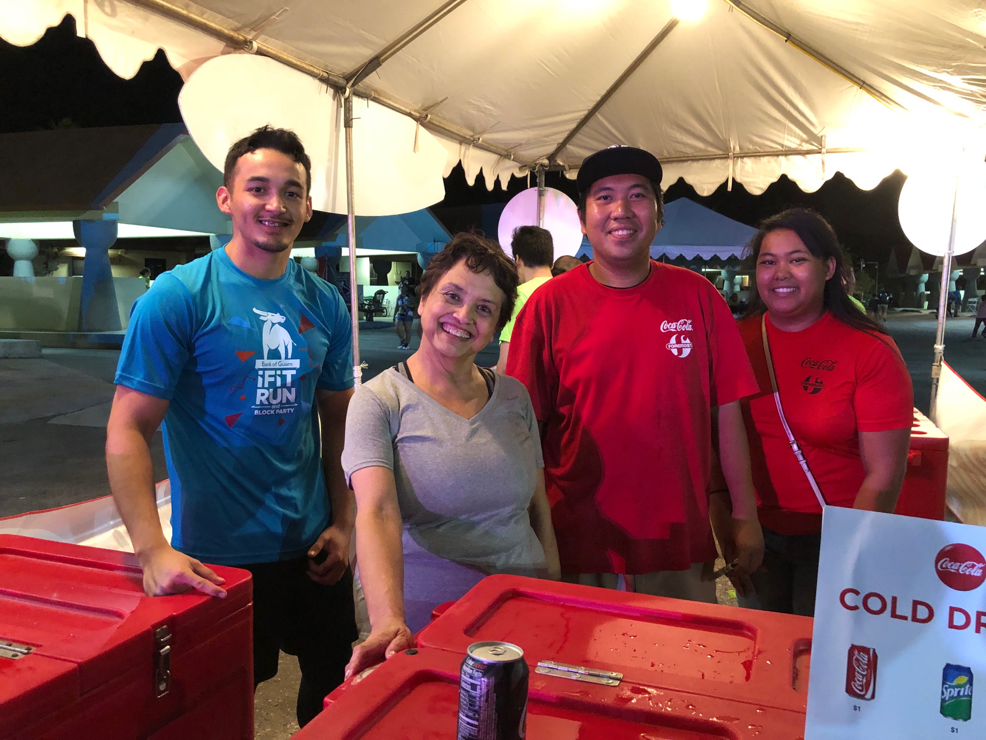 Coca-Cola and Powerade hydrate <br>Bank of Guam Block Party and Ifit Race